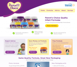 Redesign for Walmart brand