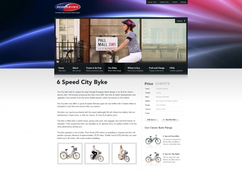Screenshot of the Retail Website Design & Development website
